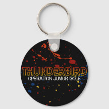 Thunderbird Golf Keychain – Splatter QR