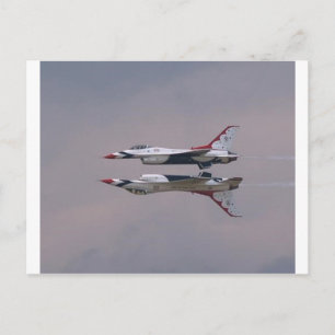 Thunderbird Mirror Fly By Postcard