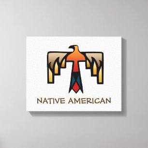Thunderbird - Native American Indian Symbol Canvas Print