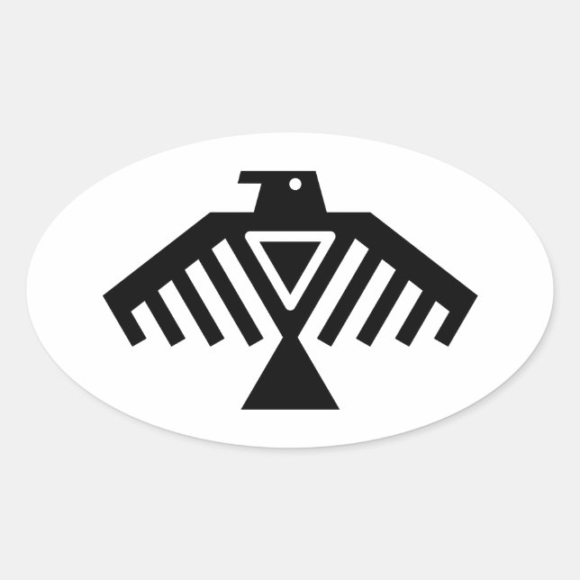 thunderbird oval sticker (Front)
