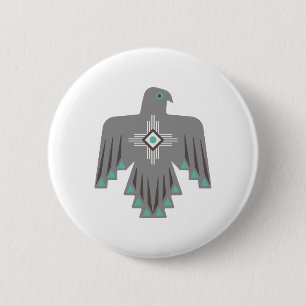 Thunderbird Symbol 6 Cm Round Badge