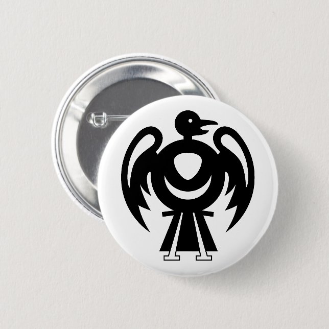 thunderbird v2 6 cm round badge (Front & Back)