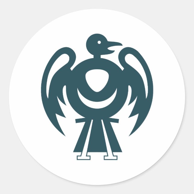 thunderbird v2 classic round sticker (Front)