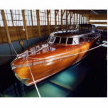 Thunderbird Yacht Standing Photo Sculpture<br><div class="desc">55' Teak and Mahogany Stainless Steel Roof</div>