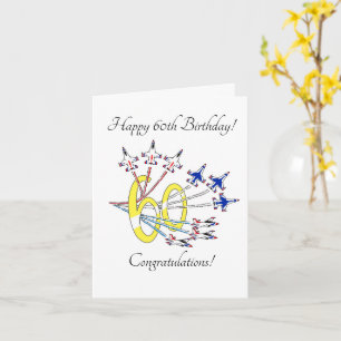 Thunderbirds 60th - Birthday Card White