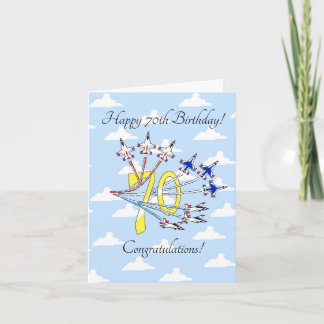 Thunderbirds 70th - Birthday Card Blue Sky