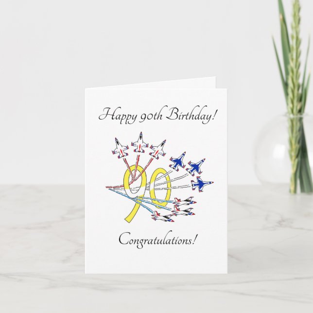 Thunderbirds 90th - Birthday Card  (Front)