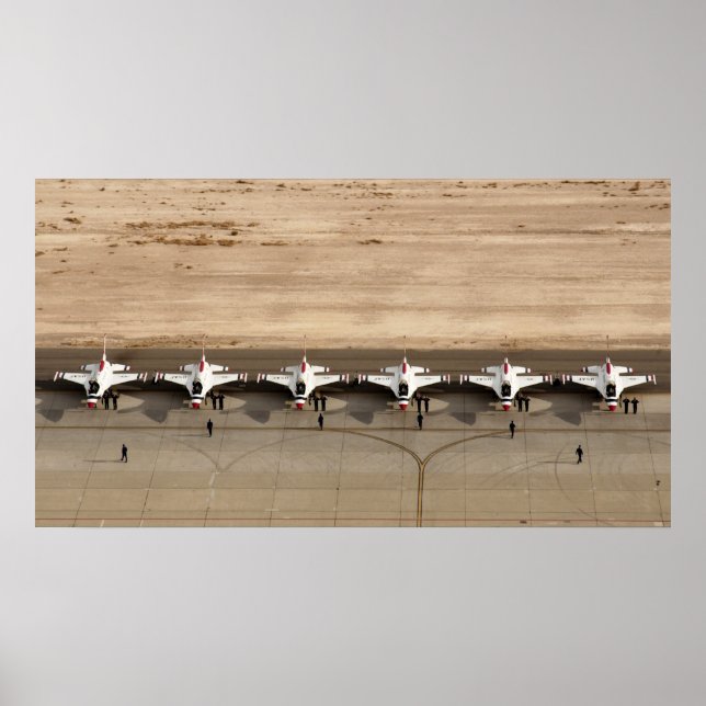 Thunderbirds Flight Demonstration Team Poster (Front)