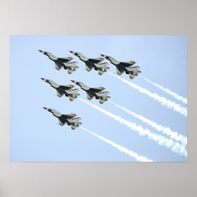 Thunderbirds Flight Demonstration Team Poster (Front)