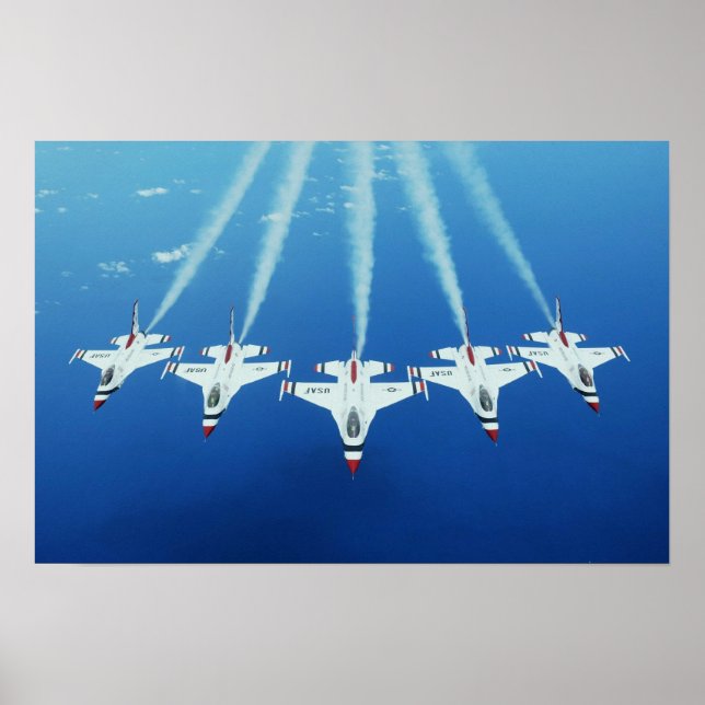 Thunderbirds Flight Demonstration Team Poster (Front)