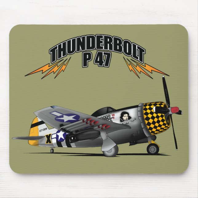 Thunderbolt P47 Mousepad (Front)