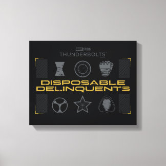 Thunderbolts* | Disposable Delinquents Canvas Print