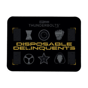Thunderbolts*   Disposable Delinquents Magnet