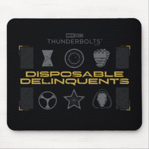 Thunderbolts*   Disposable Delinquents Mouse Mat