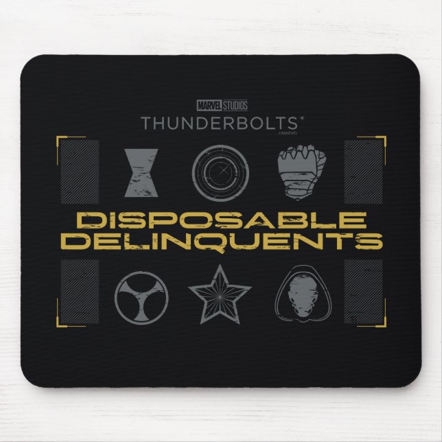Thunderbolts* | Disposable Delinquents Mouse Mat (Front)
