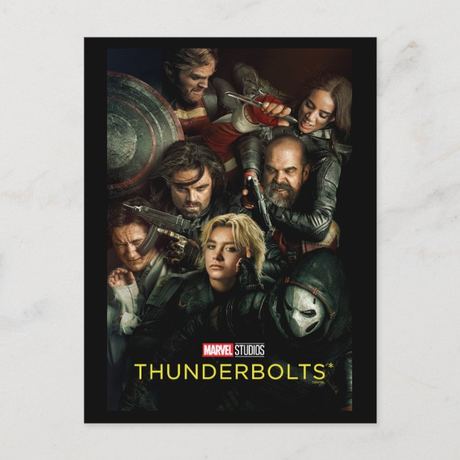 Thunderbolts* | Group Fighting Theatrical Postcard (Front)