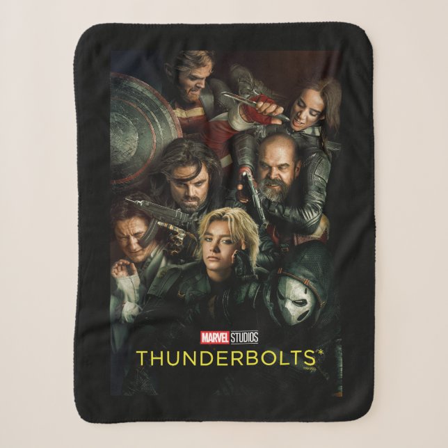 Thunderbolts* | Group Fighting Theatrical Sherpa Blanket (Front)