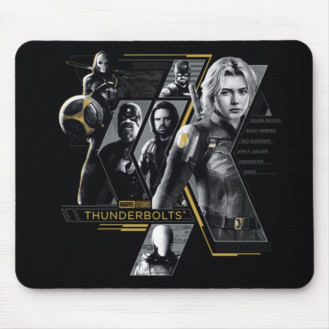 Thunderbolts* | Group Graphic Mouse Mat (Front)