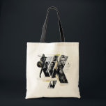 Thunderbolts* | Group Graphic Tote Bag<br><div class="desc">Featuring the likeness of: Wyatt Russell, David Harbour, Sebastian Stan, Lewis Pullman, and Florence Pugh| Keep the Thunderbolts* close with this sharp, multi-panel design. Combining halftone textures with bold gold highlights, this graphic captures the identities of the MCU's most talented anti-heroes. It’s a sleek, tech-inspired look that fits perfectly on...</div>