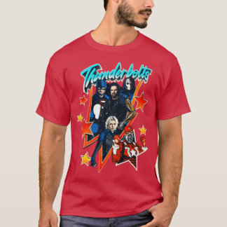 Thunderbolts Retro Style Posterart girl boy retro T-Shirt