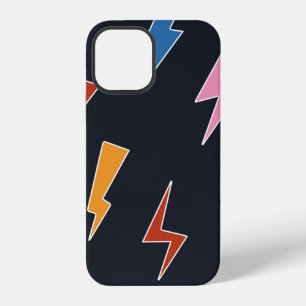 Thunderbolts seamless pattern,hand drawn lightning iPhone 12 case