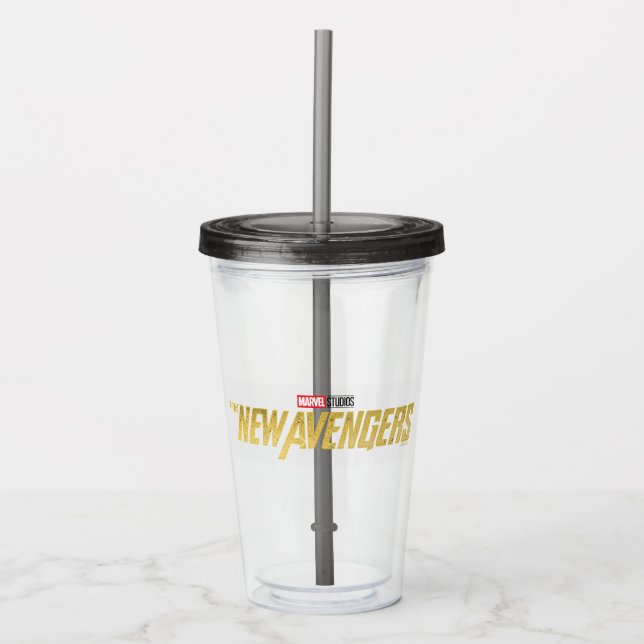 Thunderbolts* | *The New Avengers Logo Acrylic Tumbler (Front)