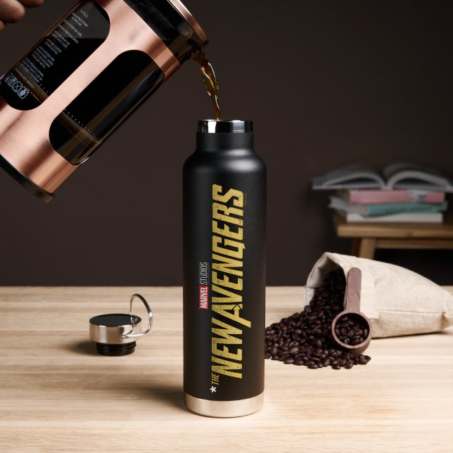 Thunderbolts* | *The New Avengers Logo Water Bottle (Coffee (Rotated))