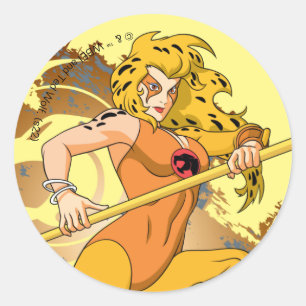 ThunderCats   Cheetara Character Graphic Classic Round Sticker