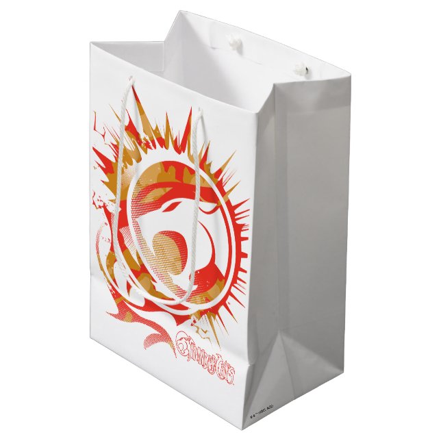 ThunderCats | Explosive Logo Graphic Medium Gift Bag (Front Angled)