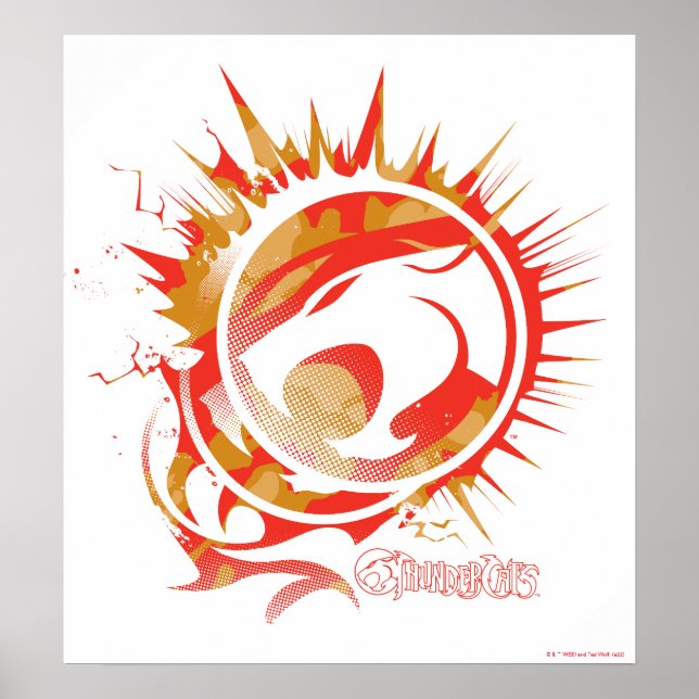 ThunderCats | Explosive Logo Graphic Poster (Front)