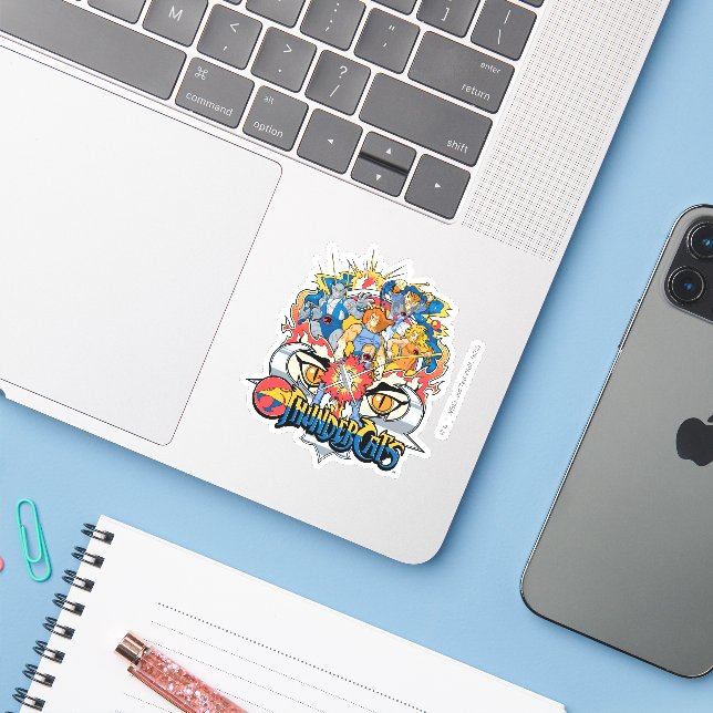 ThunderCats | Firey Group Graphic (Laptop w/ iPhone)