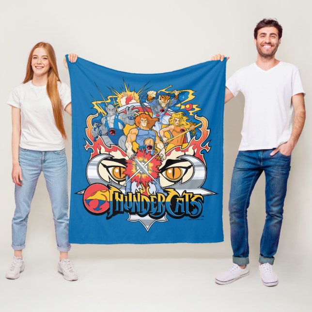ThunderCats | Firey Group Graphic Fleece Blanket (In Situ)