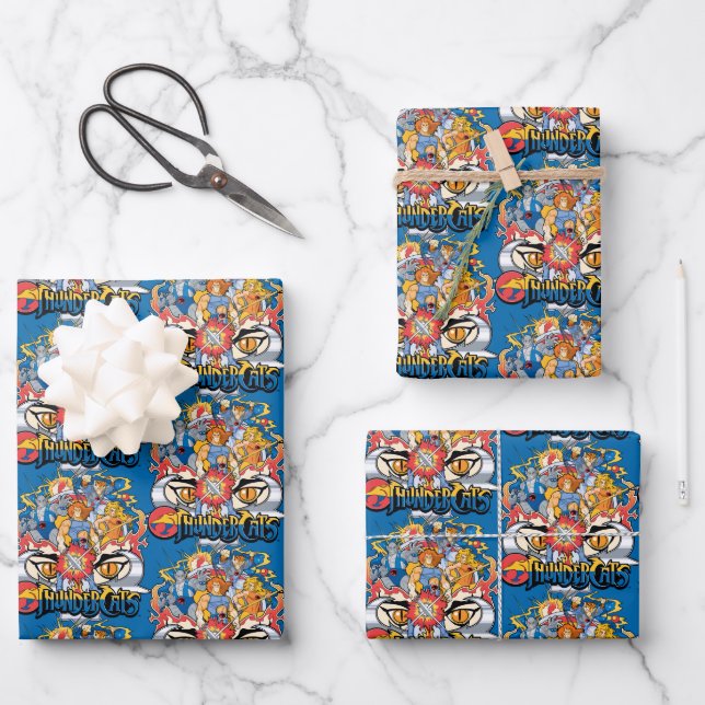 ThunderCats | Firey Group Graphic Wrapping Paper Sheet (Front)