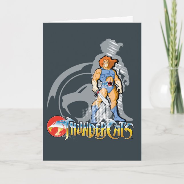 ThunderCats | Lion-O Halfttone Shadow Graphic Card (Front)