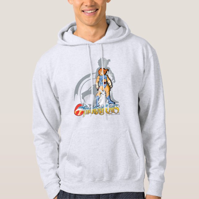 ThunderCats | Lion-O Halfttone Shadow Graphic Hoodie (Front)