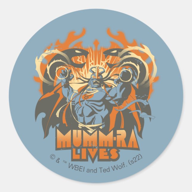 ThunderCats | Mumm-Ra Lives Classic Round Sticker (Front)