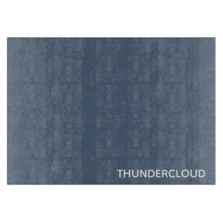 Thundercloud Blue-grey Colour Name Cutting Board