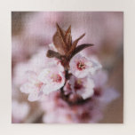 Thundercloud Plum Blossoms Spring Flowers Jigsaw Puzzle<br><div class="desc">This jigsaw puzzle features a beautiful closeup image of pale pink blossoms on a thundercloud plum tree. Challenging puzzle for long days inside.</div>