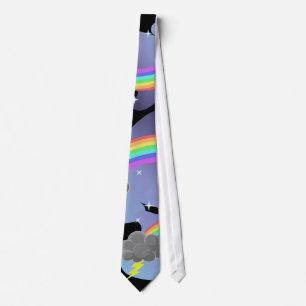 Thundercloud Rainbow Tie