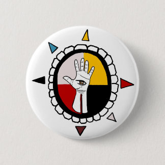 Thunderers Hand 6 Cm Round Badge