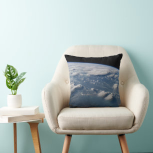 Thunderhead Anvils Of Earth Onto Southern Borneo. Cushion