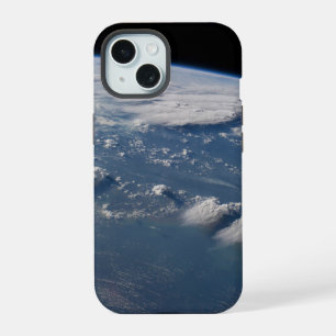 Thunderhead Anvils Of Earth Onto Southern Borneo. iPhone 15 Case