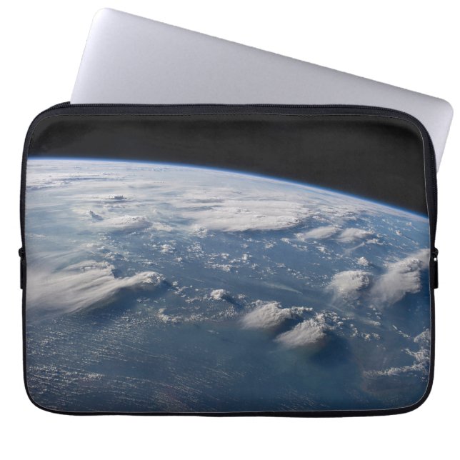 Thunderhead Anvils Of Earth Onto Southern Borneo. Laptop Sleeve (Front)
