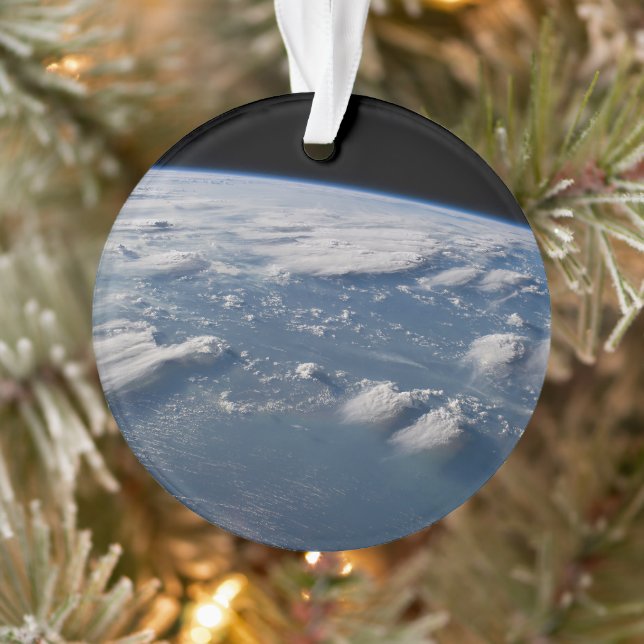 Thunderhead Anvils Of Earth Onto Southern Borneo. Ornament (Tree)