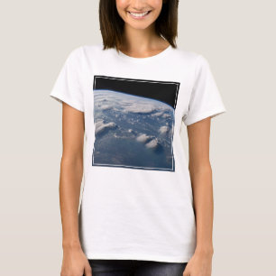 Thunderhead Anvils Of Earth Onto Southern Borneo. T-Shirt