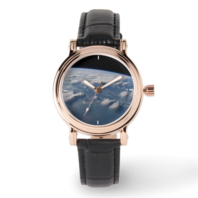 Thunderhead Anvils Of Earth Onto Southern Borneo. Watch (Front)