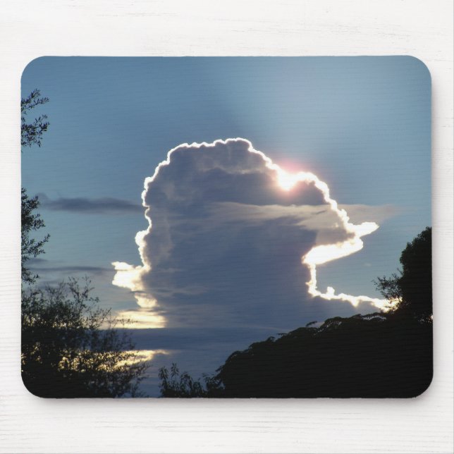 thunderhead cloud blocks the sun mouse mat (Front)