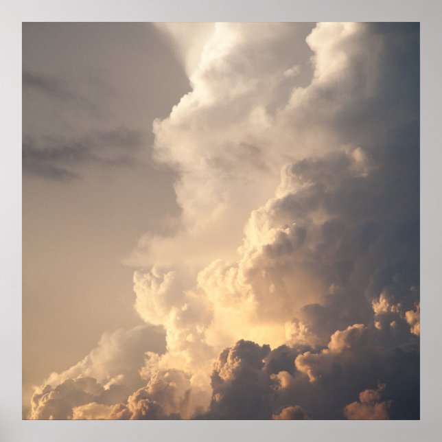 Thunderhead Cloud Heaven Sky Storm Clouds Poster (Front)