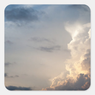 Thunderhead Cloud Heaven Sky Storm Clouds Square Sticker