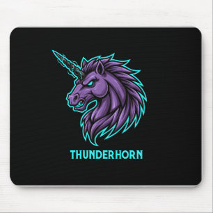 Thunderhorn Esports Mascot   Gaming Mouse Pad   Ag